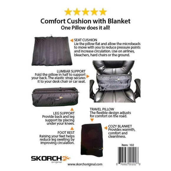 Skorch Original  Travel Comfort Cushion & Blanket - Picture 2 of 5